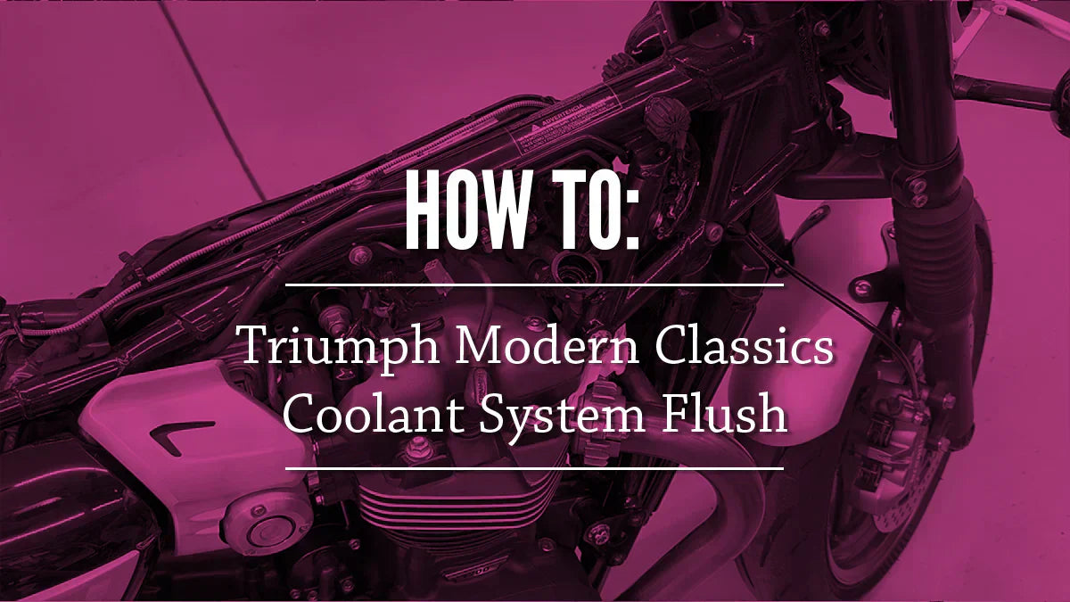 How To: Change Coolant on a Triumph Modern Classic