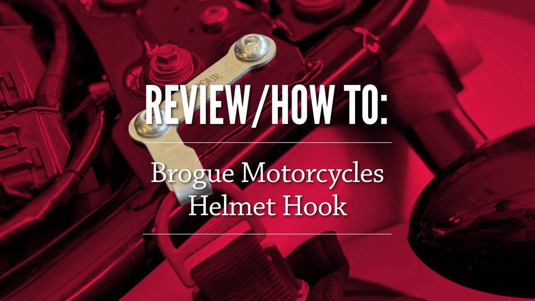 Installing the Brogue Motorcycles Helmet Hook