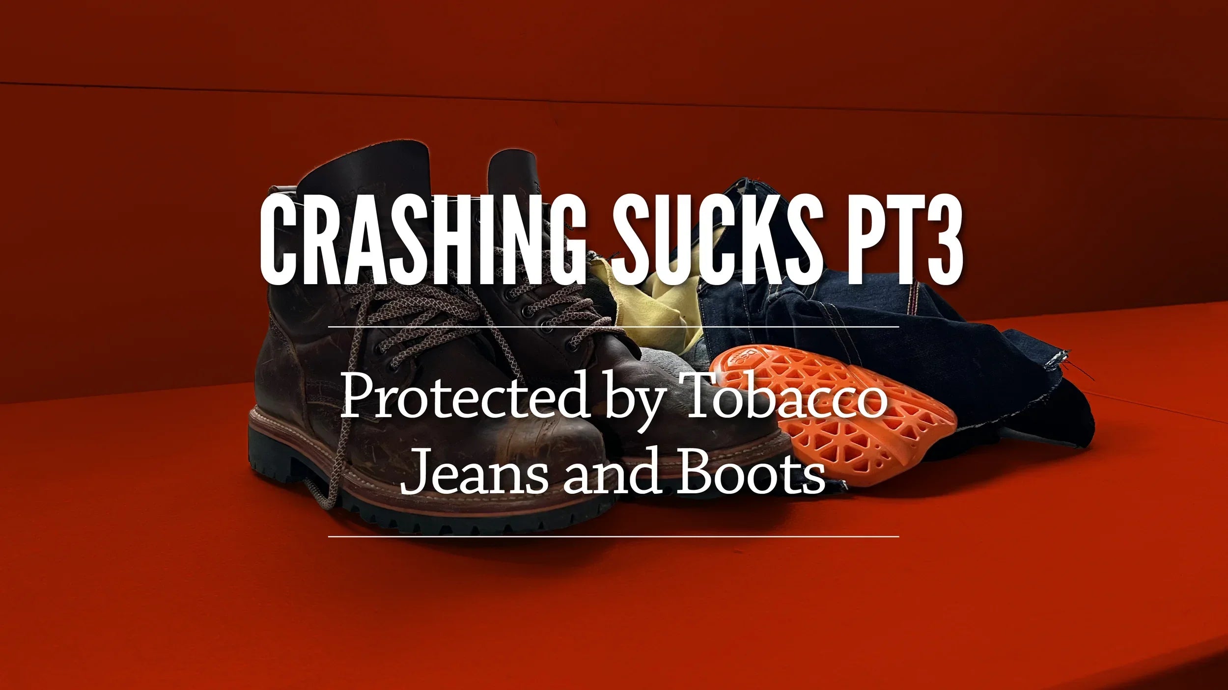 Crashing Sucks Part 3: How Tobacco Motowear Protected Me