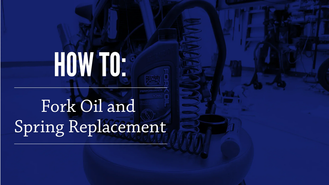 How To: Replace Fork Oil and Springs