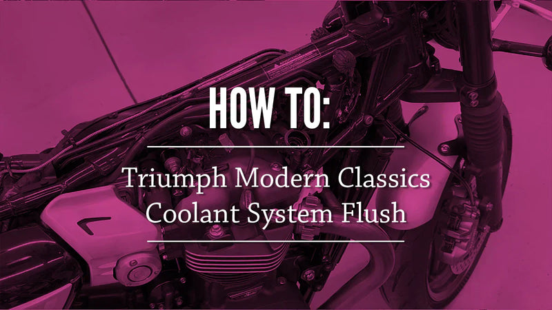 How To: Change Coolant on a Triumph Modern Classic